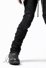 画像をギャラリービューアに読み込む, A.F ARTEFACT -thin-3D- WASHER DENIM ANATOMICAL PANTS (BLACK)