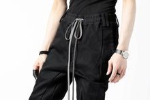 画像をギャラリービューアに読み込む, A.F ARTEFACT -thin-3D- WASHER DENIM ANATOMICAL PANTS (BLACK)