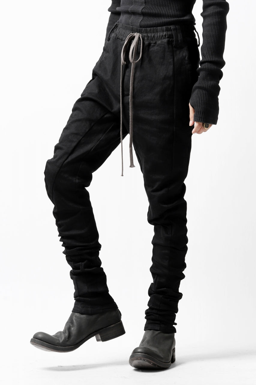 A.F ARTEFACT ANATOMICAL FITTED LONG PANTS / STRETCH DENIM (BLACK)