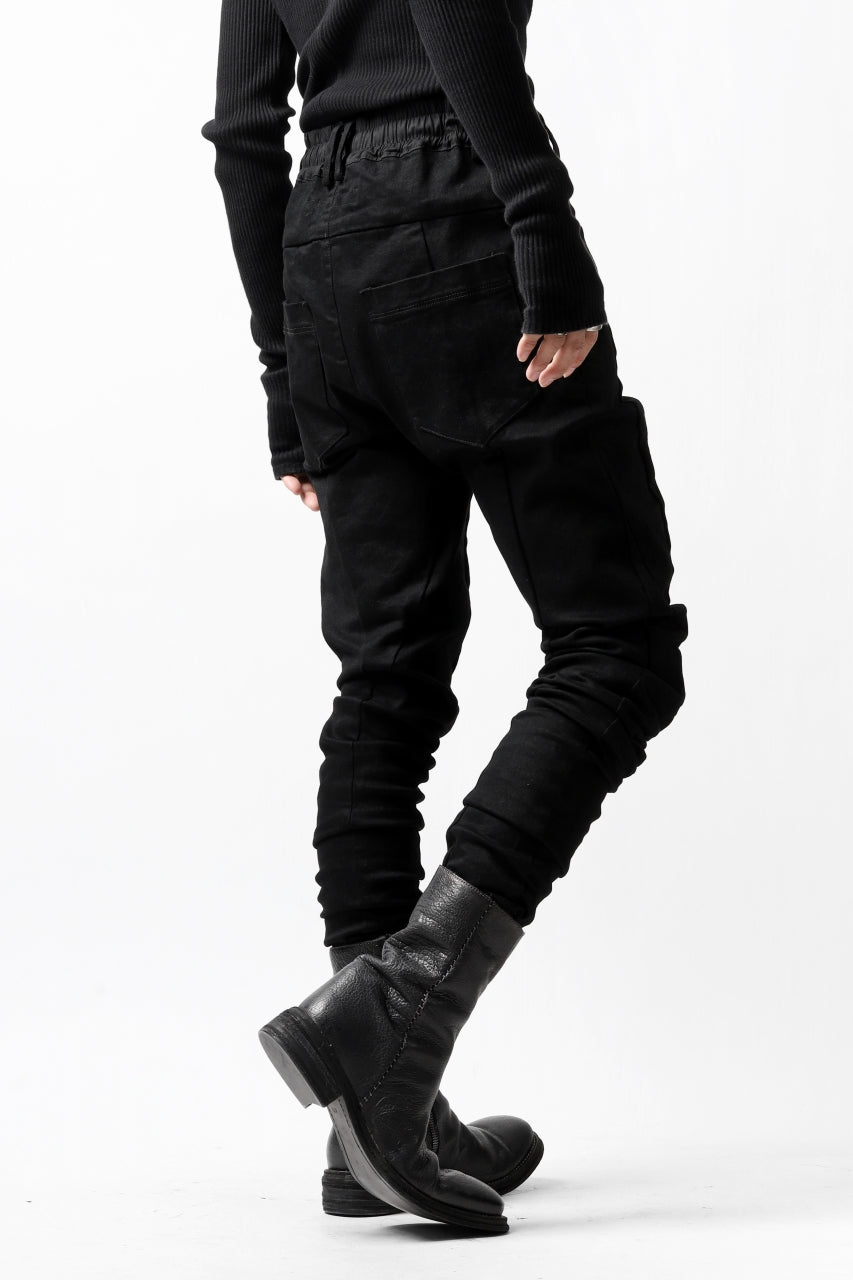 A.F ARTEFACT ANATOMICAL FITTED LONG PANTS / STRETCH DENIM (BLACK)