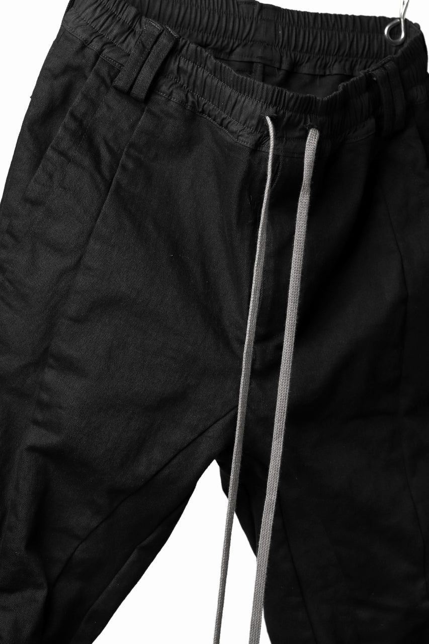 A.F ARTEFACT -thin-3D- WASHER DENIM ANATOMICAL PANTS (BLACK)