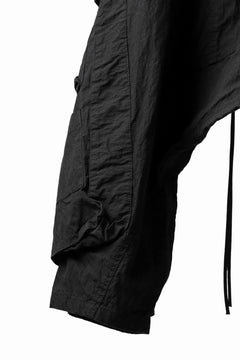 Load image into Gallery viewer, A.F ARTEFACT HEAVY CROTCH CARGO PANTS / COTTON WEATHER (BLACK)