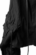 Load image into Gallery viewer, A.F ARTEFACT HEAVY CROTCH CARGO PANTS / COTTON WEATHER (BLACK)