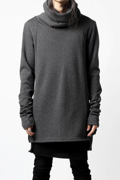 Load image into Gallery viewer, A.F ARTEFACT BomberHEAT® DRAPED HIGH NECK TOPS (DARK GREY)
