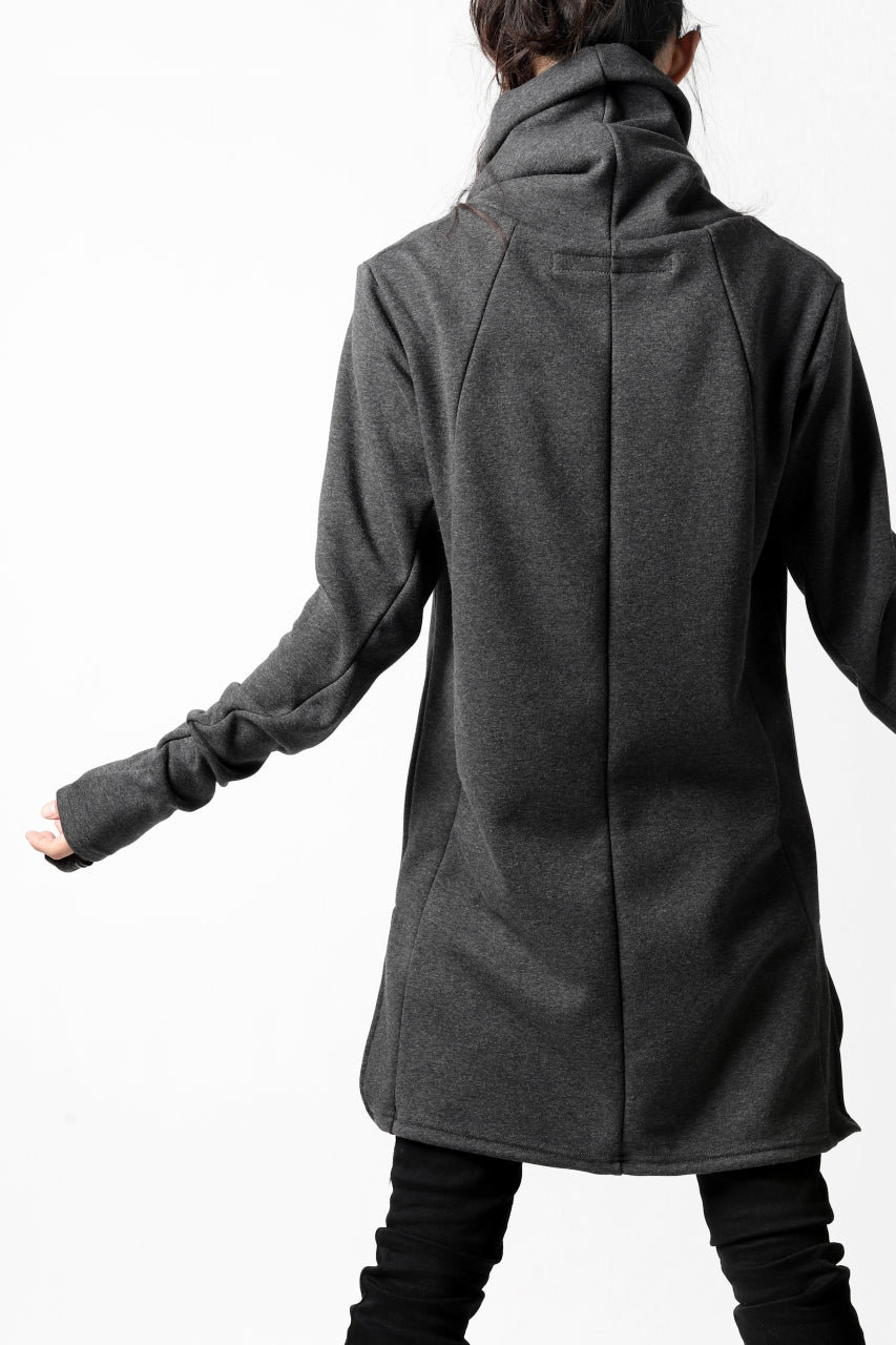 Load image into Gallery viewer, A.F ARTEFACT BomberHEAT® DRAPED HIGH NECK TOPS (DARK GREY)