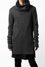 Load image into Gallery viewer, A.F ARTEFACT HIGH NECK TOPS / WAFFLE JERSEY (MIX BLACK)