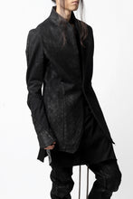 画像をギャラリービューアに読み込む, A.F ARTEFACT SHAWL COLLAR JACKET / SWITCH DENIM FABRIC (COATED BLACK)