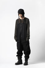 画像をギャラリービューアに読み込む, A.F ARTEFACT OVERALLS / COMBINATION DENIM (ALL BLACK)