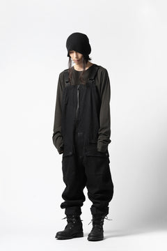 画像をギャラリービューアに読み込む, A.F ARTEFACT OVERALLS / COMBINATION DENIM (ALL BLACK)