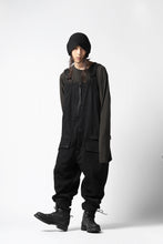 画像をギャラリービューアに読み込む, A.F ARTEFACT OVERALLS / COMBINATION DENIM (ALL BLACK)