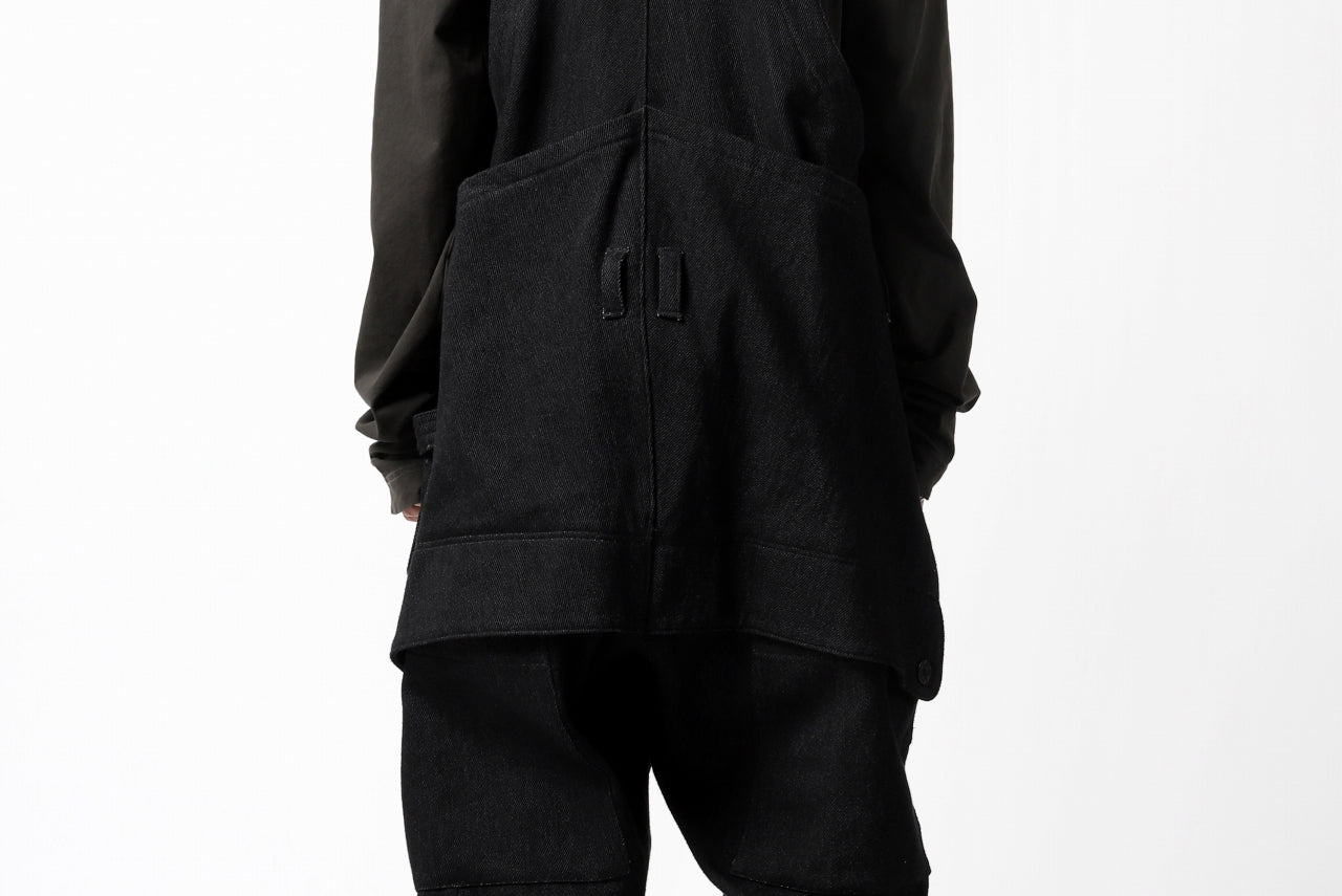 A.F ARTEFACT OVERALLS / COMBINATION DENIM (ALL BLACK)