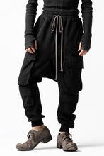 画像をギャラリービューアに読み込む, A.F ARTEFACT MILITARY SAROUEL PANTS / MULTI-COMBINATION (REACTIVE DYED BLACK)