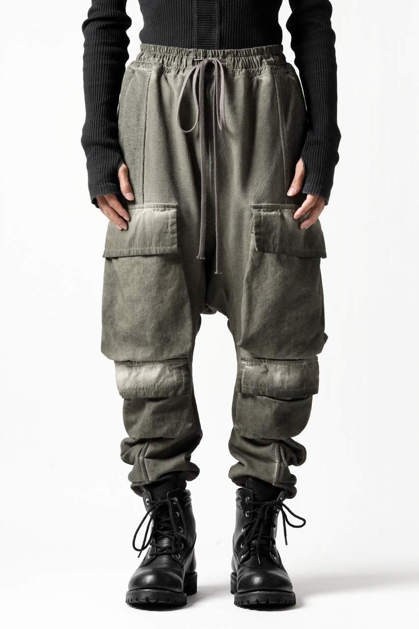 A.F ARTEFACT MILITARY SAROUEL PANTS / MULTI-COMBINATION (COLD DYED KHAKI)