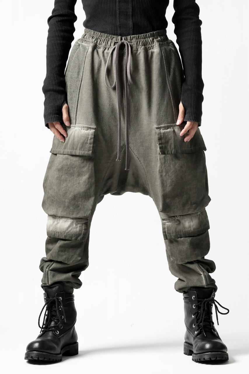 A.F ARTEFACT MILITARY SAROUEL PANTS / MULTI-COMBINATION (COLD DYED KHAKI)