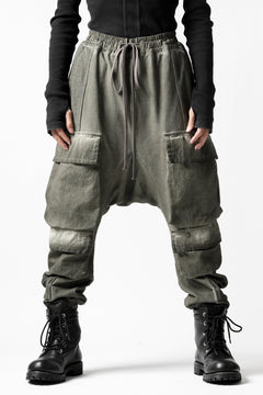 画像をギャラリービューアに読み込む, A.F ARTEFACT MILITARY SAROUEL PANTS / MULTI-COMBINATION (COLD DYED KHAKI)