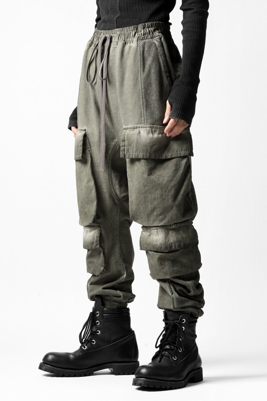 A.F ARTEFACT MILITARY SAROUEL PANTS / MULTI-COMBINATION (COLD DYED KHAKI)