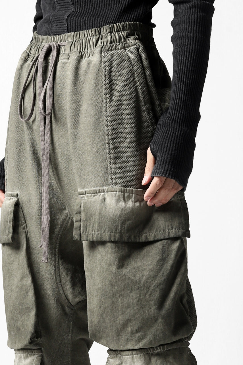 A.F ARTEFACT MILITARY SAROUEL PANTS / MULTI-COMBINATION (COLD DYED KHAKI)