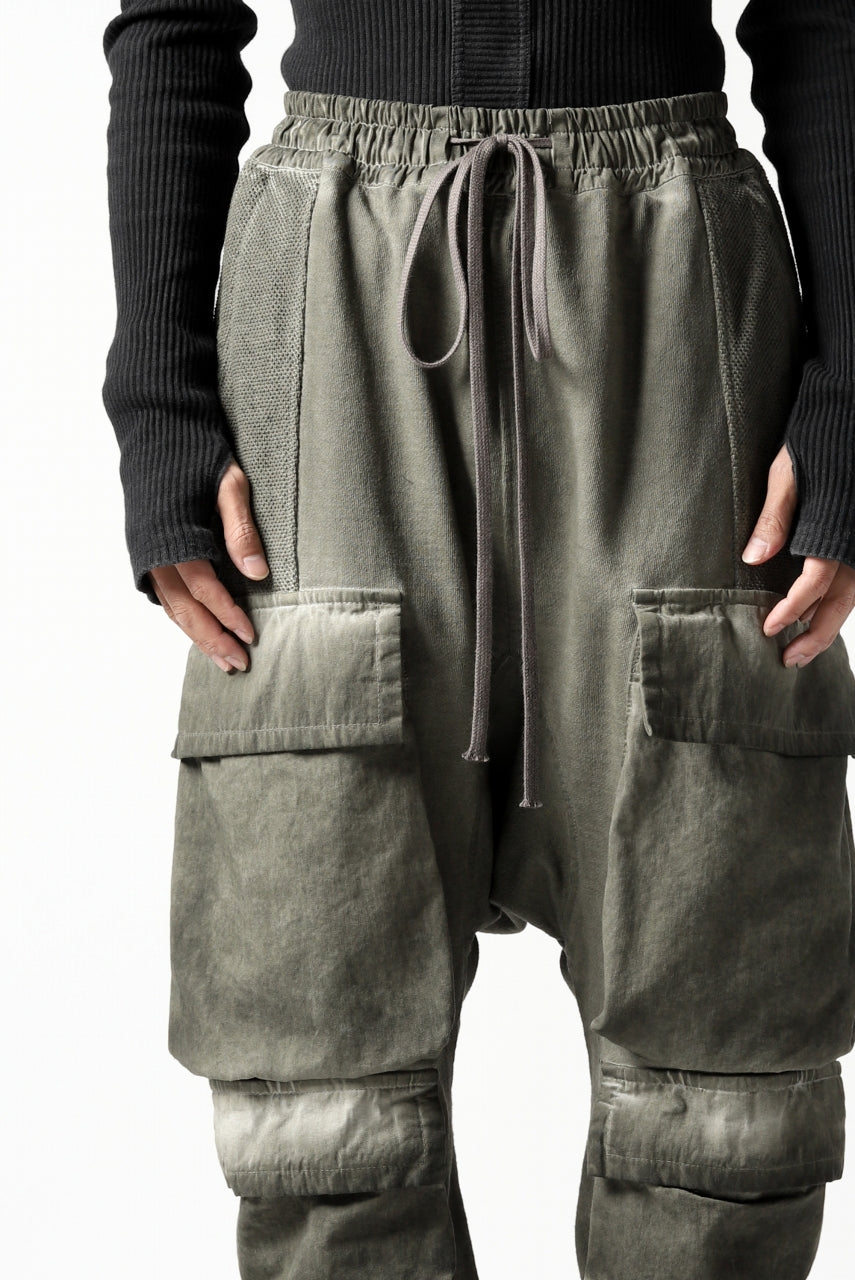 A.F ARTEFACT MILITARY SAROUEL PANTS / MULTI-COMBINATION (COLD DYED KHAKI)