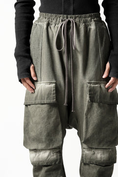 画像をギャラリービューアに読み込む, A.F ARTEFACT MILITARY SAROUEL PANTS / MULTI-COMBINATION (COLD DYED KHAKI)