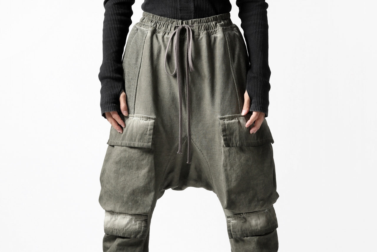 A.F ARTEFACT MILITARY SAROUEL PANTS / MULTI-COMBINATION (COLD DYED KHAKI)