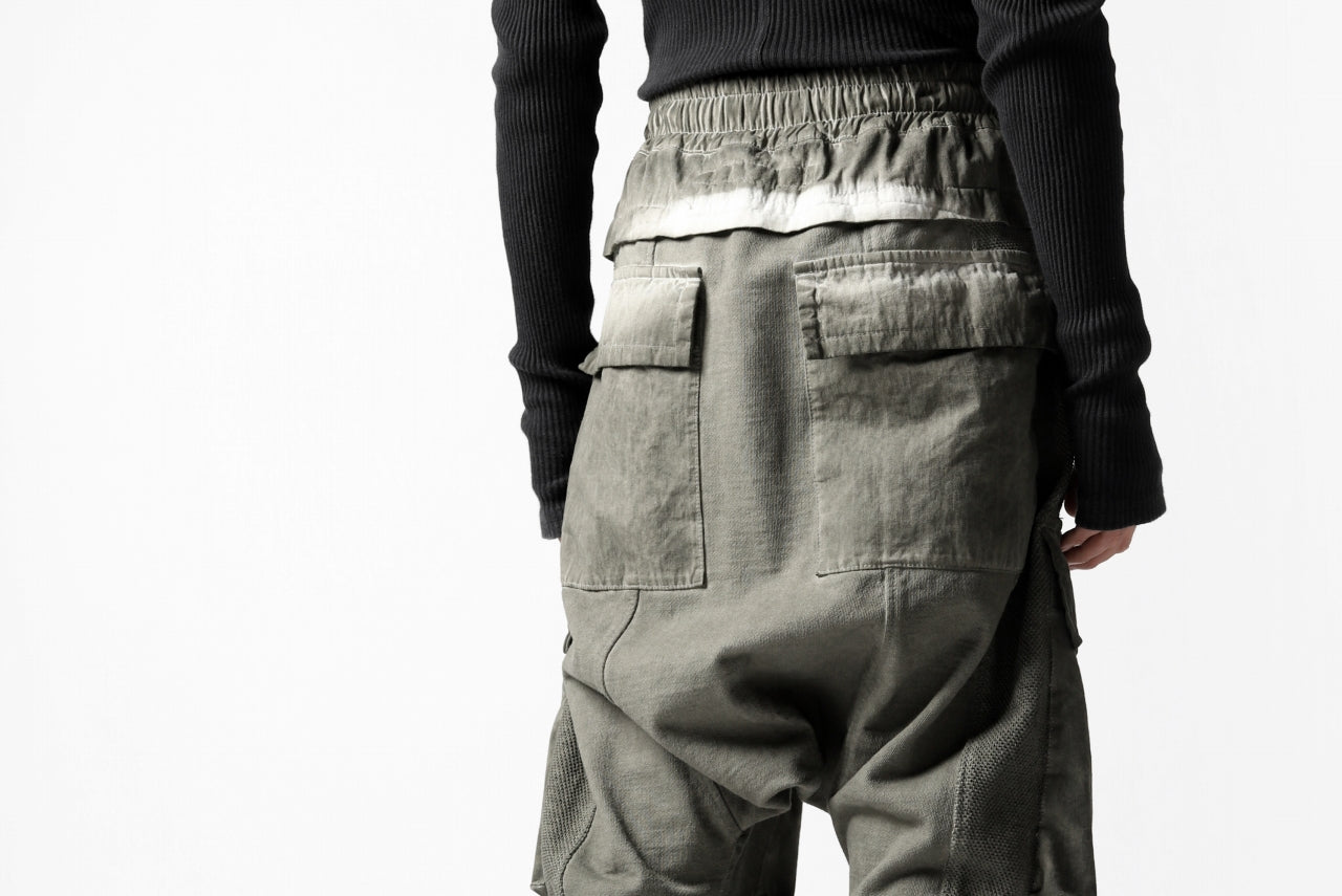 A.F ARTEFACT MILITARY SAROUEL PANTS / MULTI-COMBINATION (COLD DYED KHAKI)