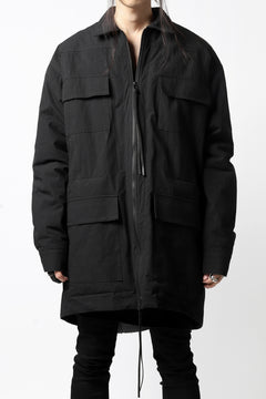 画像をギャラリービューアに読み込む, A.F ARTEFACT MILITARY SWING TOP BLOUSON / WATER REPELLENT+BOA LINER (BLACK)