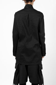 画像をギャラリービューアに読み込む, A.F ARTEFACT CLASSIC LONG SLEEVE SHIRT / HIGH STRETCH LINEN (BLACK)