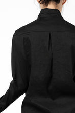 画像をギャラリービューアに読み込む, A.F ARTEFACT CLASSIC LONG SLEEVE SHIRT / HIGH STRETCH LINEN (BLACK)