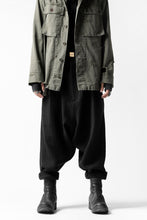 Load image into Gallery viewer, A.F ARTEFACT MILITARY SAROUEL PANTS / KNIT COMBI (BLACK)