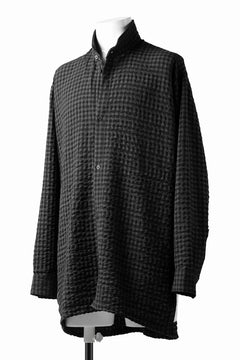 画像をギャラリービューアに読み込む, A.F ARTEFACT GARDENER LONGCHECK SHIRT (DARK GREY)