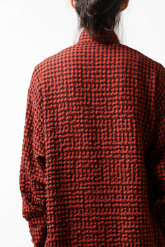 Load image into Gallery viewer, A.F ARTEFACT GARDENER LONGCHECK SHIRT (RED)