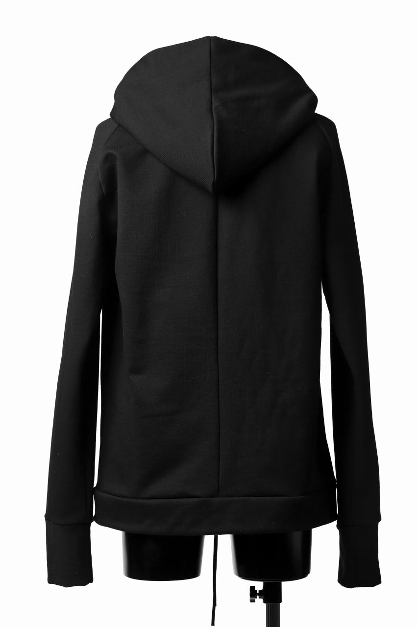 A.F ARTEFACT RAGLAN ZIP HOODIE / MEDIUM SWEAT (BLACK)