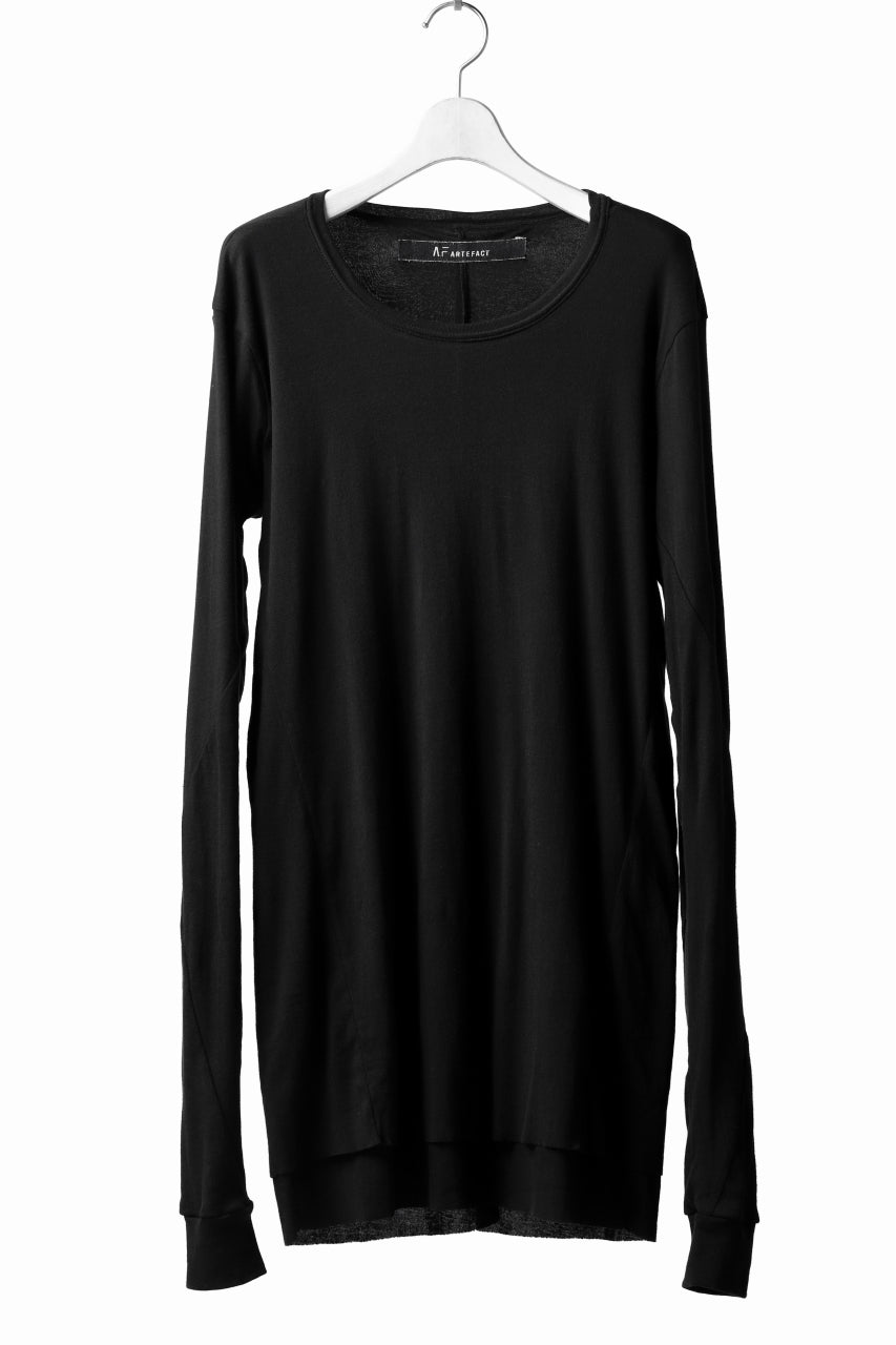 最低価格の DOUBLE ARTEFACT A.F LAYERED (BLACK LJ GAUZE SOFT / TOPS LONG トップス
