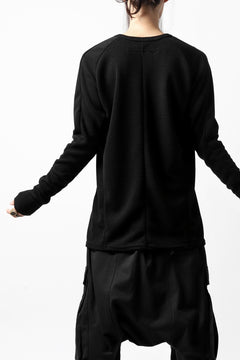 Load image into Gallery viewer, A.F ARTEFACT exclusive RAGLAN PULL OVER TOPS / EXLANWOOL® (BLACK)