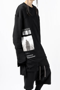 Load image into Gallery viewer, A.F ARTEFACT &quot;Trunk-Show&quot; ANSWERS DOCKING SWEATER TOPS (BLACK)