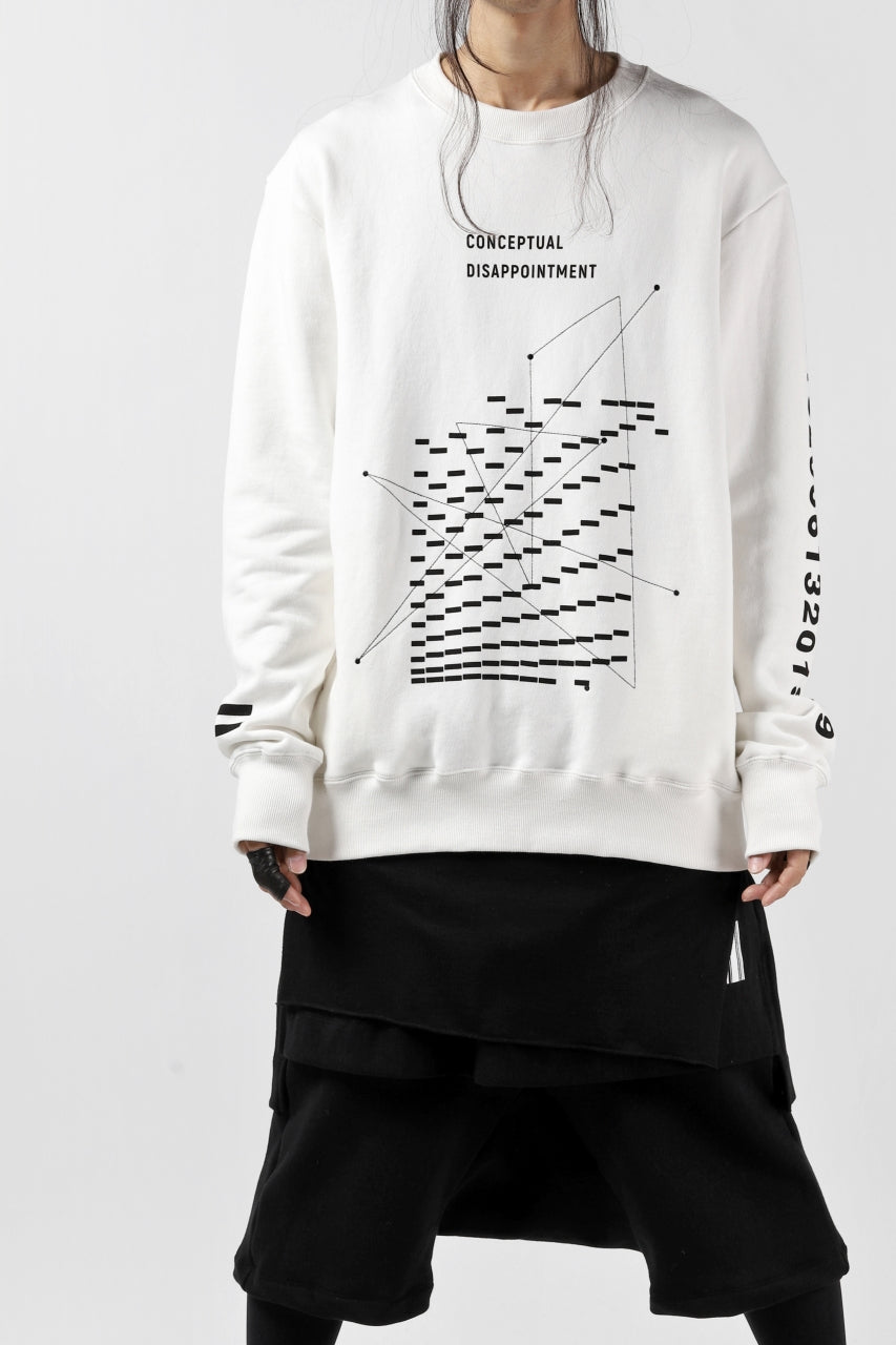 A.F ARTEFACT "GEOMETRY" SWEATER TOPS (WHITE)