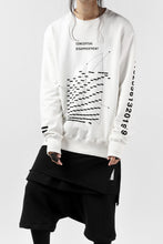 画像をギャラリービューアに読み込む, A.F ARTEFACT &quot;GEOMETRY&quot; SWEATER TOPS (WHITE)