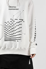 画像をギャラリービューアに読み込む, A.F ARTEFACT &quot;GEOMETRY&quot; SWEATER TOPS (WHITE)