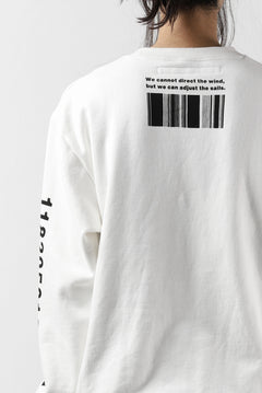 画像をギャラリービューアに読み込む, A.F ARTEFACT &quot;GEOMETRY&quot; SWEATER TOPS (WHITE)