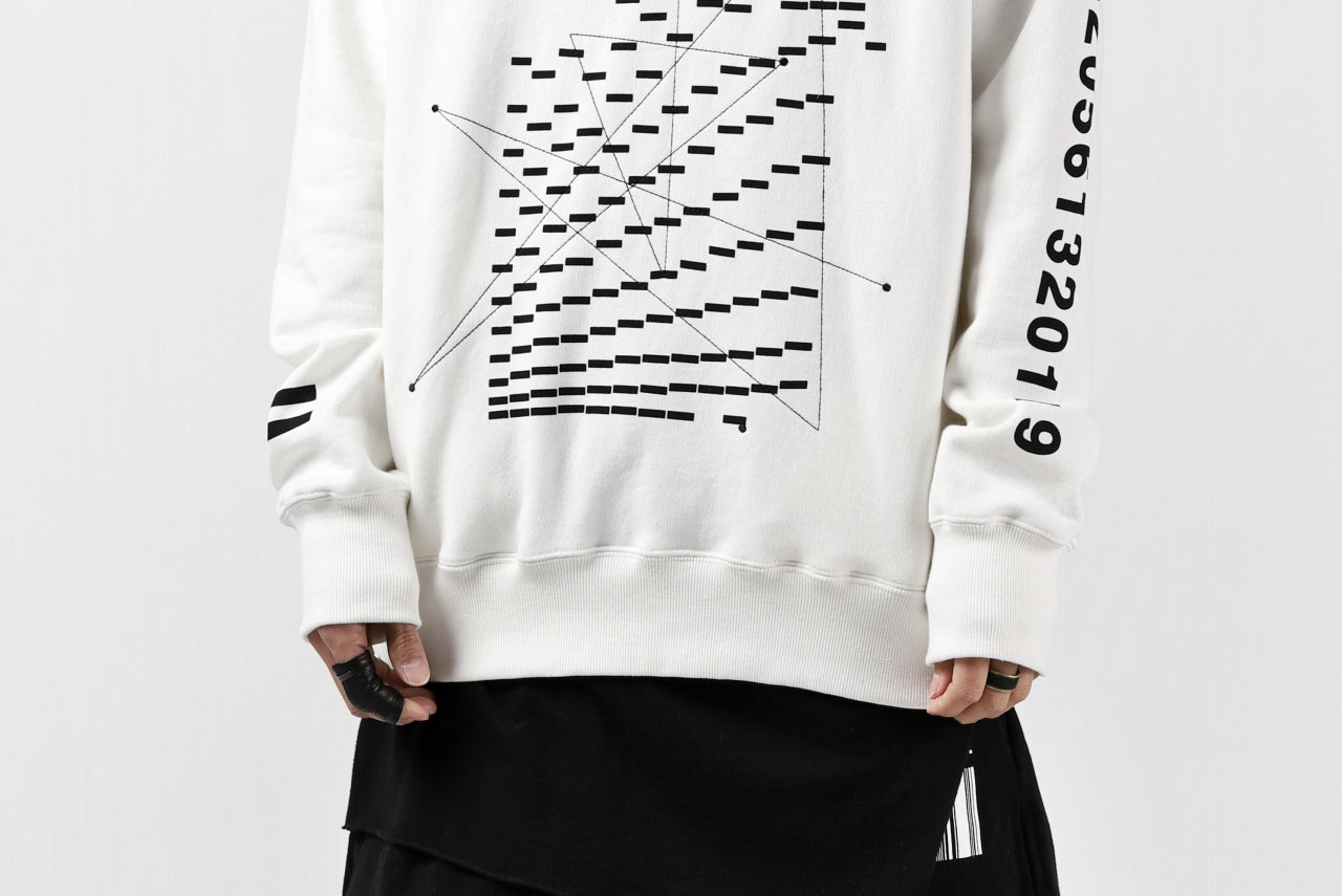 A.F ARTEFACT "GEOMETRY" SWEATER TOPS (WHITE)