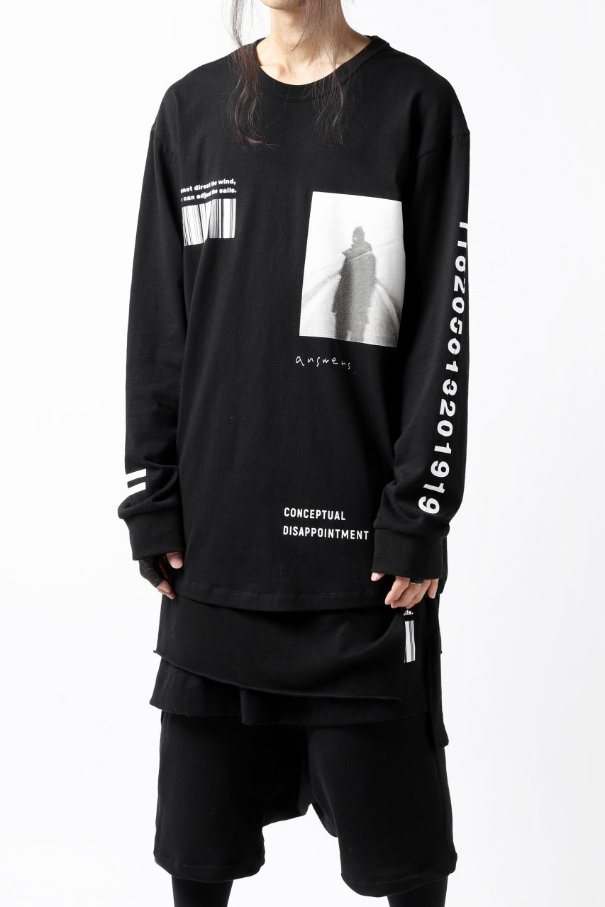 A.F ARTEFACT "ANSWERS" LOOSEY LONG SLEEVES (BLACK)