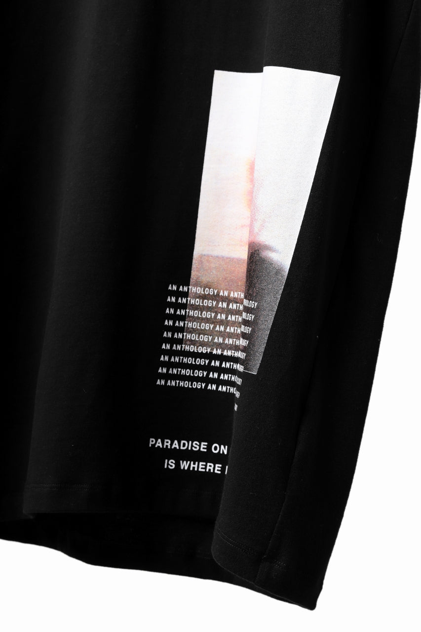 A.F ARTEFACT "AN ANTHOLOGY" FRENCH SLEEVE TOP (BLACK)