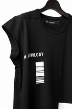 画像をギャラリービューアに読み込む, A.F ARTEFACT &quot;AN ANTHOLOGY&quot; FRENCH SLEEVE TOP (BLACK)