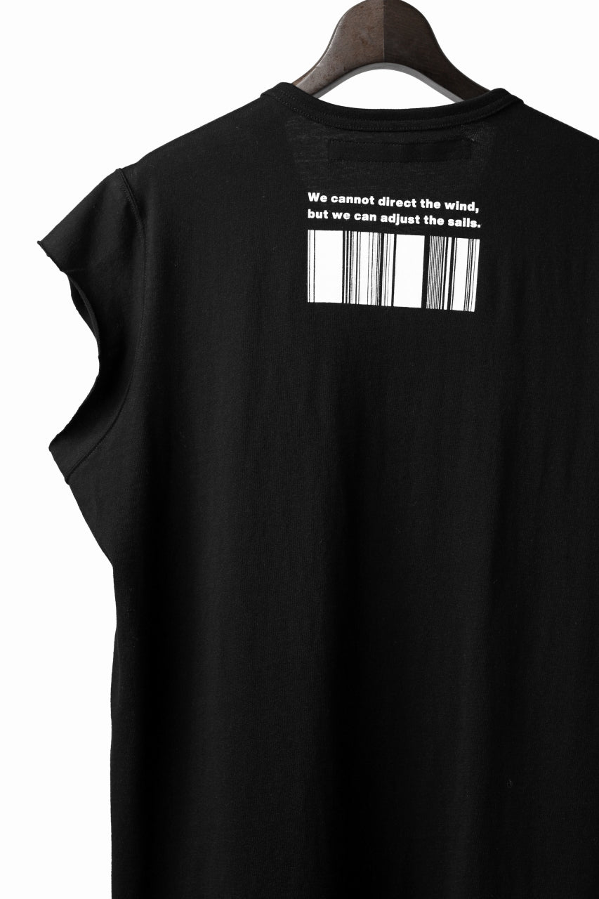 A.F ARTEFACT "AN ANTHOLOGY" FRENCH SLEEVE TOP (BLACK)