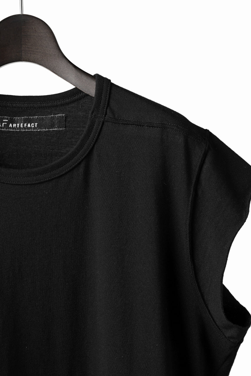 A.F ARTEFACT "AN ANTHOLOGY" FRENCH SLEEVE TOP (BLACK)