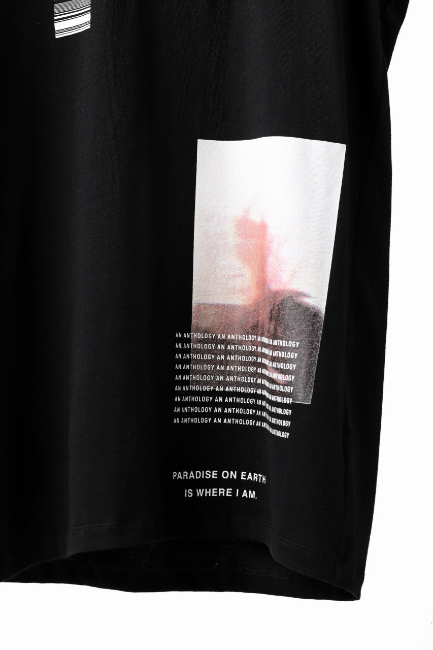 A.F ARTEFACT "AN ANTHOLOGY" FRENCH SLEEVE TOP (BLACK)