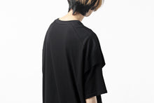 画像をギャラリービューアに読み込む, A.F ARTEFACT &quot;NO FACE&quot; LAYERED OVER SIZE TOPS (BLACK)