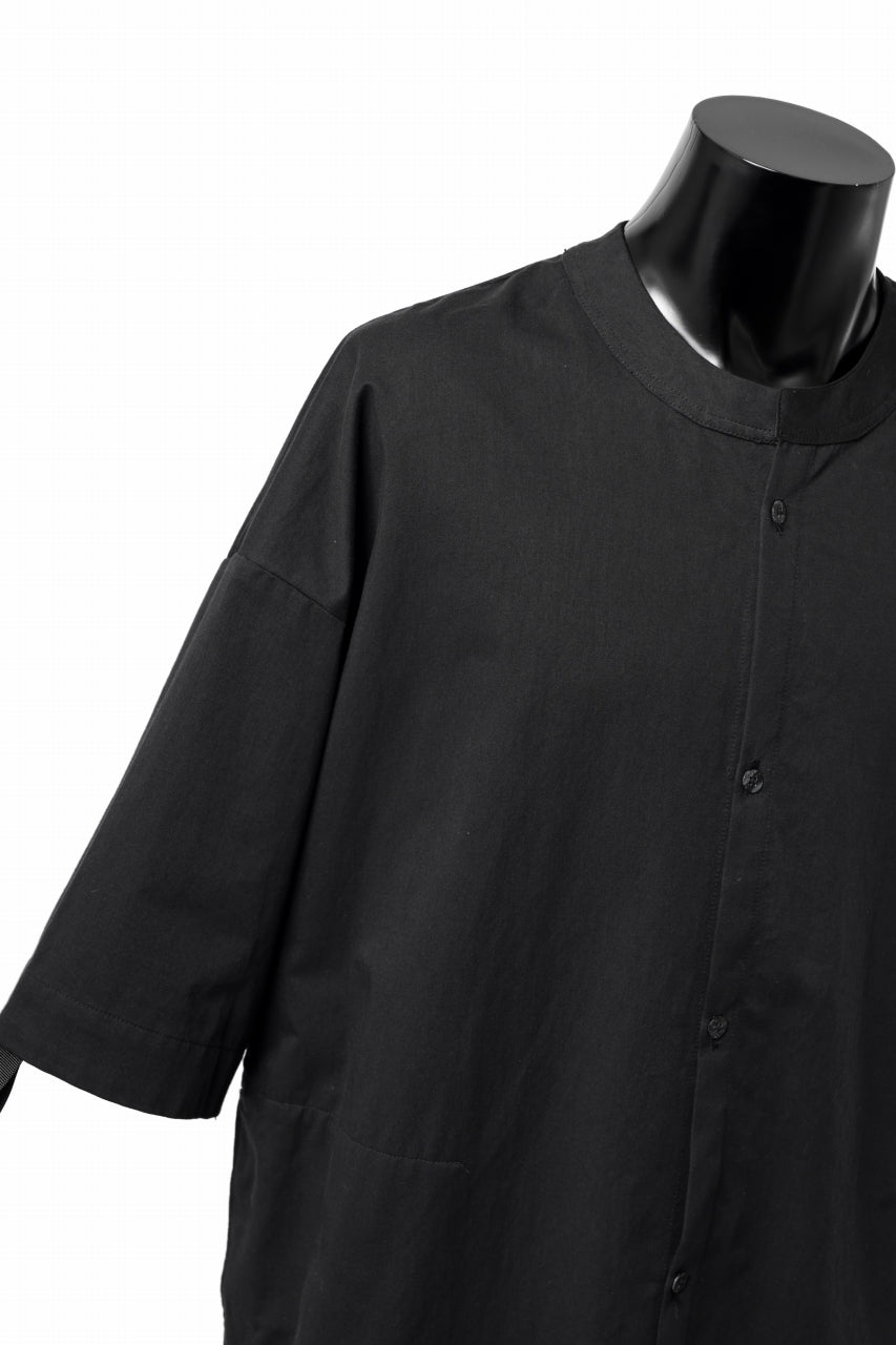 A.F ARTEFACT -MINIMAL- ROUND-NECK SHIRT (BLACK)