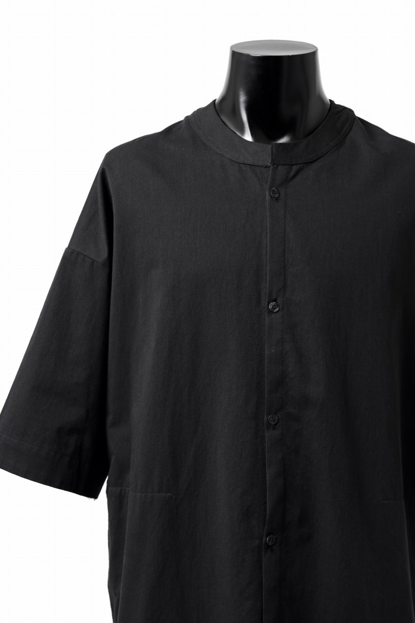 A.F ARTEFACT -MINIMAL- ROUND-NECK SHIRT (BLACK)