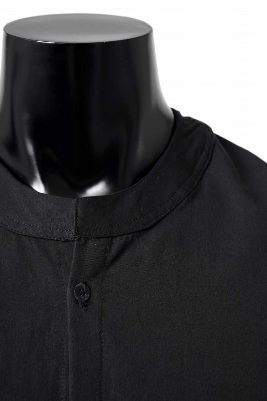 A.F ARTEFACT -MINIMAL- ROUND-NECK SHIRT (BLACK)